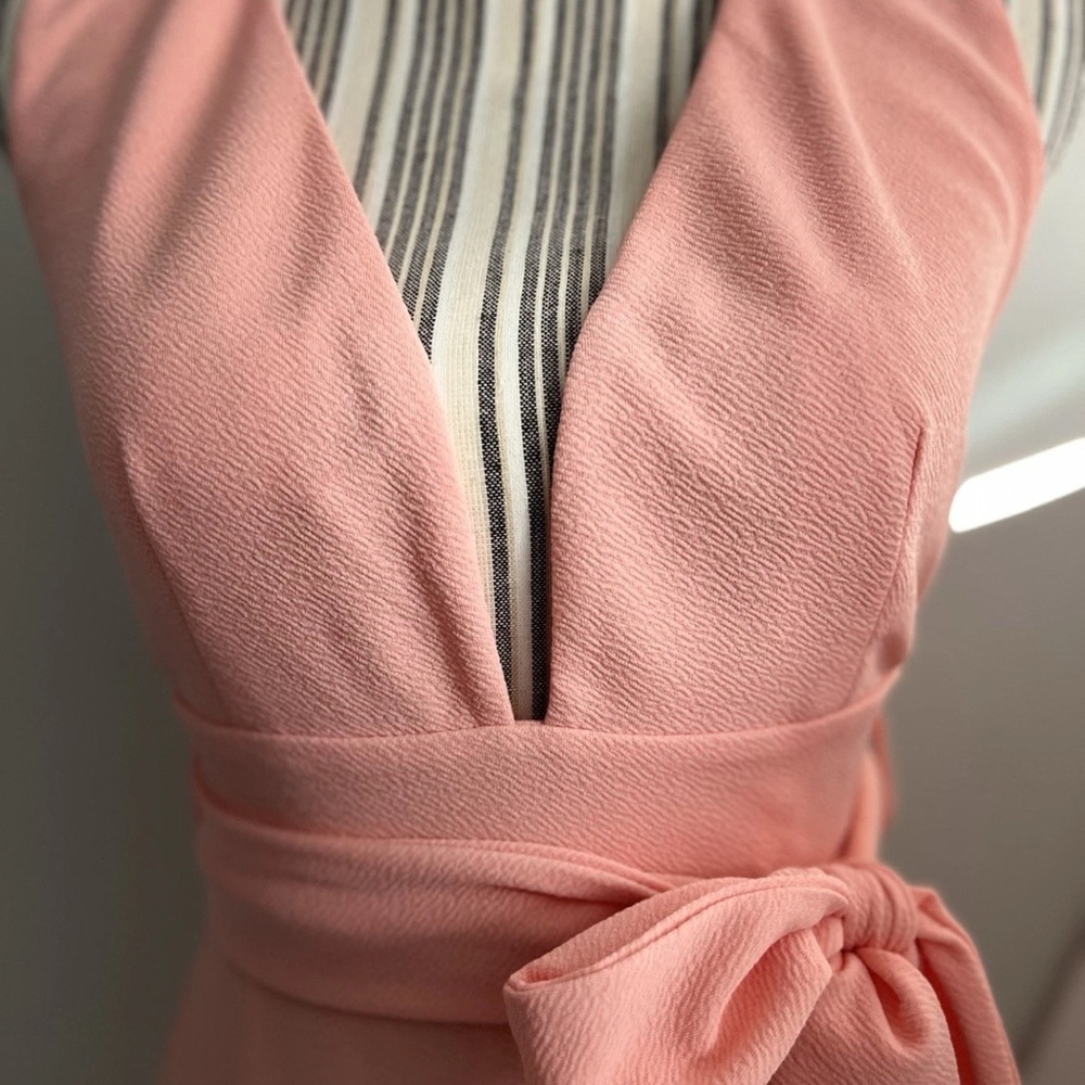 Twenty Ten Elegant Pink Trumpet/Mermaid Sweetheart Ruffle Cocktail Dress Size S - Picture 7 of 8